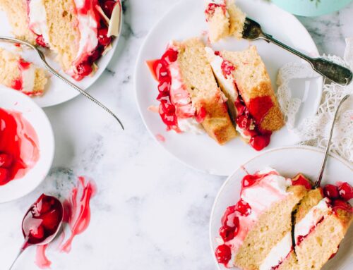 Fresh & Fluffy with Slice of Cherry Tart