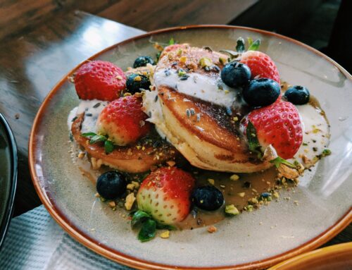 A Light Strawberry Meal to Start the Day